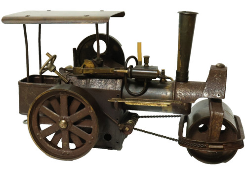 Alte dampfwalze dampfmaschine - dampfwalze,