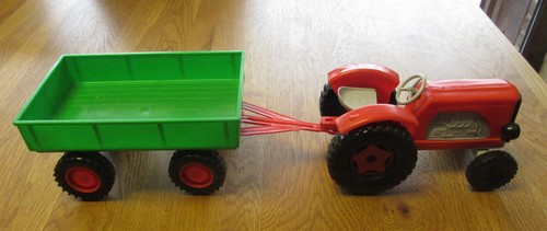 Plastik traktor anhänger - plastik, traktor+anhänger